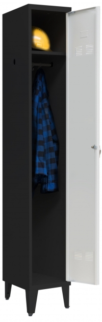Clothing cabinet SUP E300-01 with legs 7024/7035